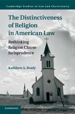 The Distinctiveness of Religion in American Law