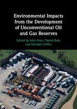 Environmental Impacts from the Development of Unconventional Oil and Gas Reserves