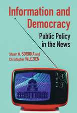 Information and Democracy: Public Policy in the News