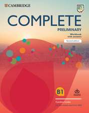 Complete Preliminary Workbook with Answers with Audio Download: For the Revised Exam from 2020