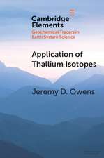 Application of Thallium Isotopes: Tracking Marine Oxygenation through Manganese Oxide Burial