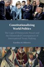 Constitutionalizing World Politics: The Logic of Democratic Power and the Unintended Consequences of International Treaty Making