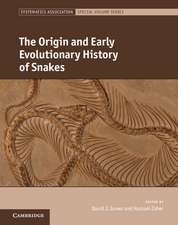 The Origin and Early Evolutionary History of Snakes