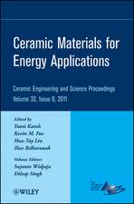 Ceramic Materials for Energy Applications – Ceramic Engineering and Science Proceedings V32 Issue 9