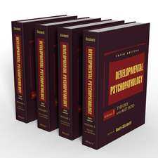 Developmental Psychopathology, 4 volume Set