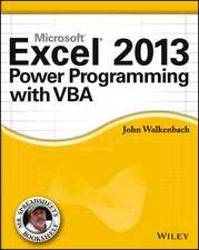 Microsoft Excel 2013 Power Programming with VBA