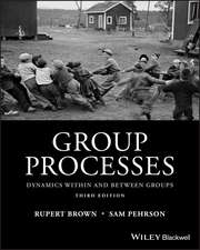 Group Processes – Dynamics within and Between Groups, Third Edition