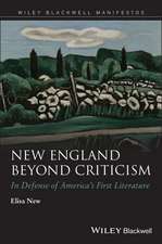 New England Beyond Criticism – In Defense of America′s First Literature