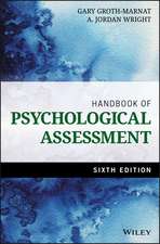 Handbook of Psychological Assessment 6e