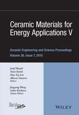 Ceramic Materials for Energy Applications V – Ceramic Engineering and Science Proceedings, Volume 36 Issue 7