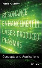 Resonance Enhancement in Laser–Produced Plasmas – Concepts and Applications