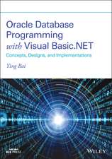 Oracle Database Programming with Visual Basic.Net