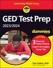 GED Test Prep 2023/2024 For Dummies with Online Practice