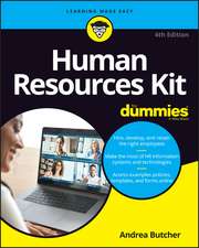 Human Resources Kit For Dummies, 4th Edition