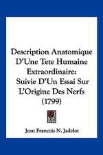 Description Anatomique D'Une Tete Humaine Extraordinaire