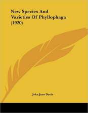 New Species And Varieties Of Phyllophaga (1920)