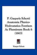 P. Gasparis Schotti Anatomia Physico-Hydrostatica Fontium Ac Fluminum Book 6 (1663)