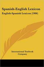 Spanish-English Lexicon