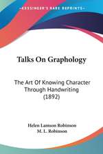 Talks On Graphology