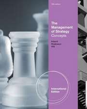 The Management of Strategy: Concepts, International Edition