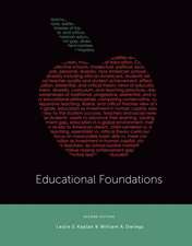 Educational Foundations