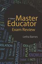 Master Educator Exam Review