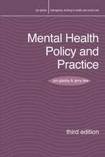 Mental Health Policy and Practice