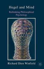 Hegel and Mind: Rethinking Philosophical Psychology