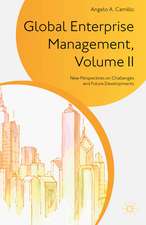 Global Enterprise Management, Volume II: New Perspectives on Challenges and Future Developments