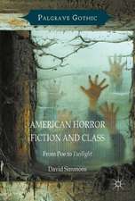 American Horror Fiction and Class: From Poe to Twilight