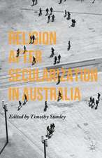 Religion after Secularization in Australia