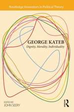 George Kateb: Dignity, Morality, Individuality