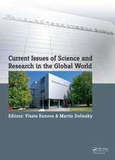 Current Issues of Science and Research in the Global World: Proceedings of the International Conference on Current Issues of Science and Research in the Global World, Vienna, Austria; 27–28 May 2014