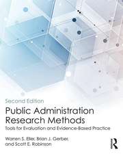 Public Administration Research Methods: Tools for Evaluation and Evidence-Based Practice