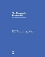 The Therapeutic Relationship: Innovative Investigations