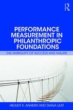 Performance Measurement in Philanthropic Foundations: The Ambiguity of Success and Failure