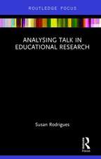 Analysing Talk in Educational Research