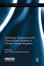 Community Governance and Citizen-Driven Initiatives in Climate Change Mitigation