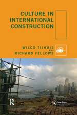 Culture in International Construction