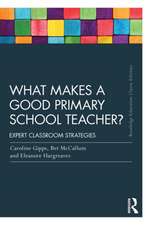 What Makes a Good Primary School Teacher?: Expert classroom strategies