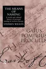 The Means Of Naming: A Social History