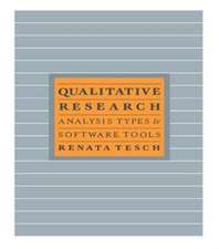 Qualitative Research: Analysis Types and Software