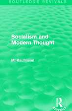 Socialism and Modern Thought