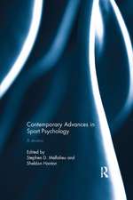 Contemporary Advances in Sport Psychology: A Review