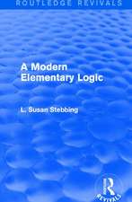 Routledge Revivals: A Modern Elementary Logic (1952)