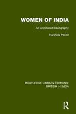 Women of India: An Annotated Bibliography