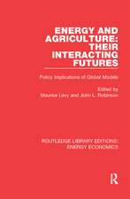 Energy and Agriculture: Their Interacting Futures: Policy Implications of Global Models