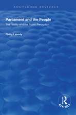 Parliament and the People: The Reality and the Public Perception