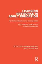 Learning Networks in Adult Education: Non-formal Education on a Housing Estate