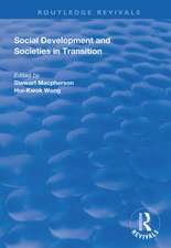 Social Development and Societies in Transition